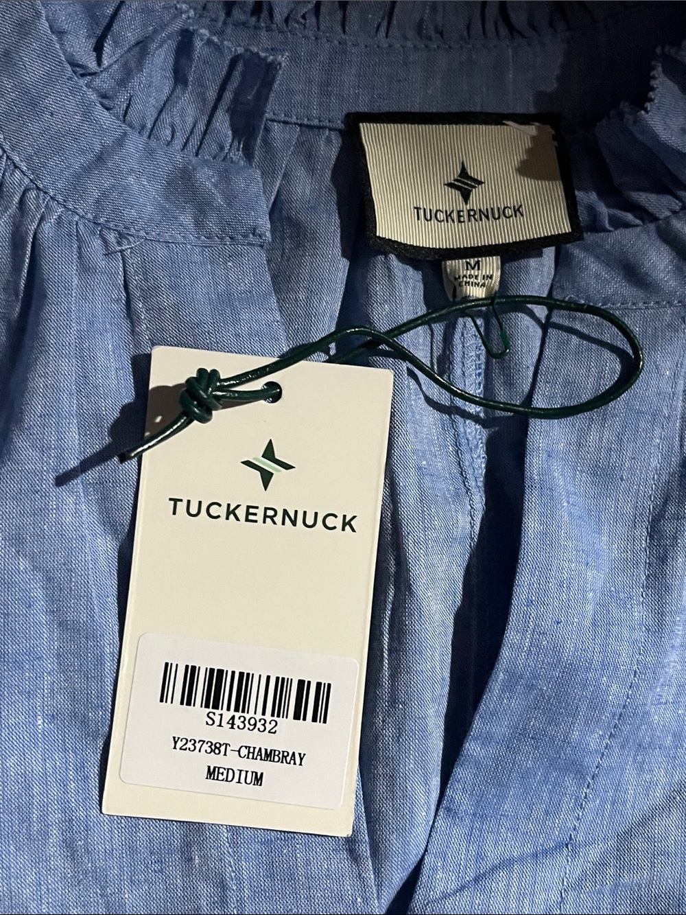 JY26 Tuckernuck Chambray Crawford Dress - Picture 8 of 10